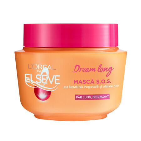 Mask for long and damaged hair SOS Dream Long, 300 ml, Elseve