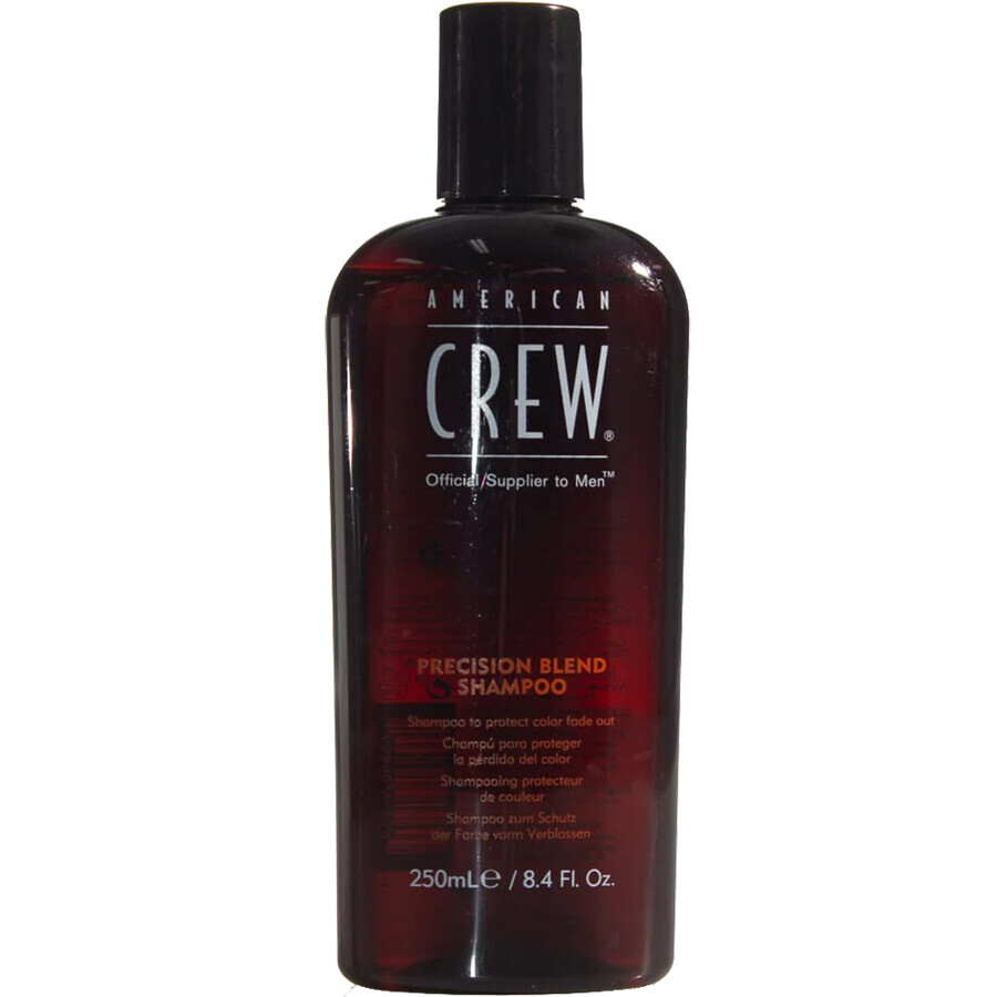 Shampooing pour hommes pour cheveux colorés Precision Blend, 250 ml, American Crew