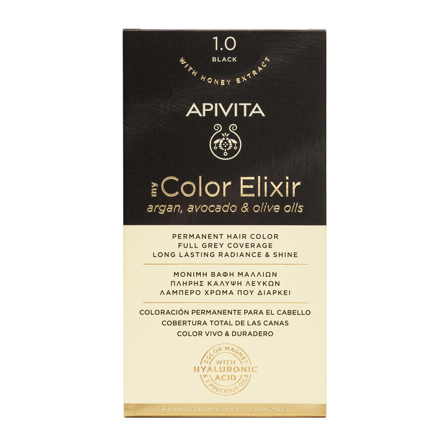 Teinture My Color Elixir, nuance 1.0, Apivita