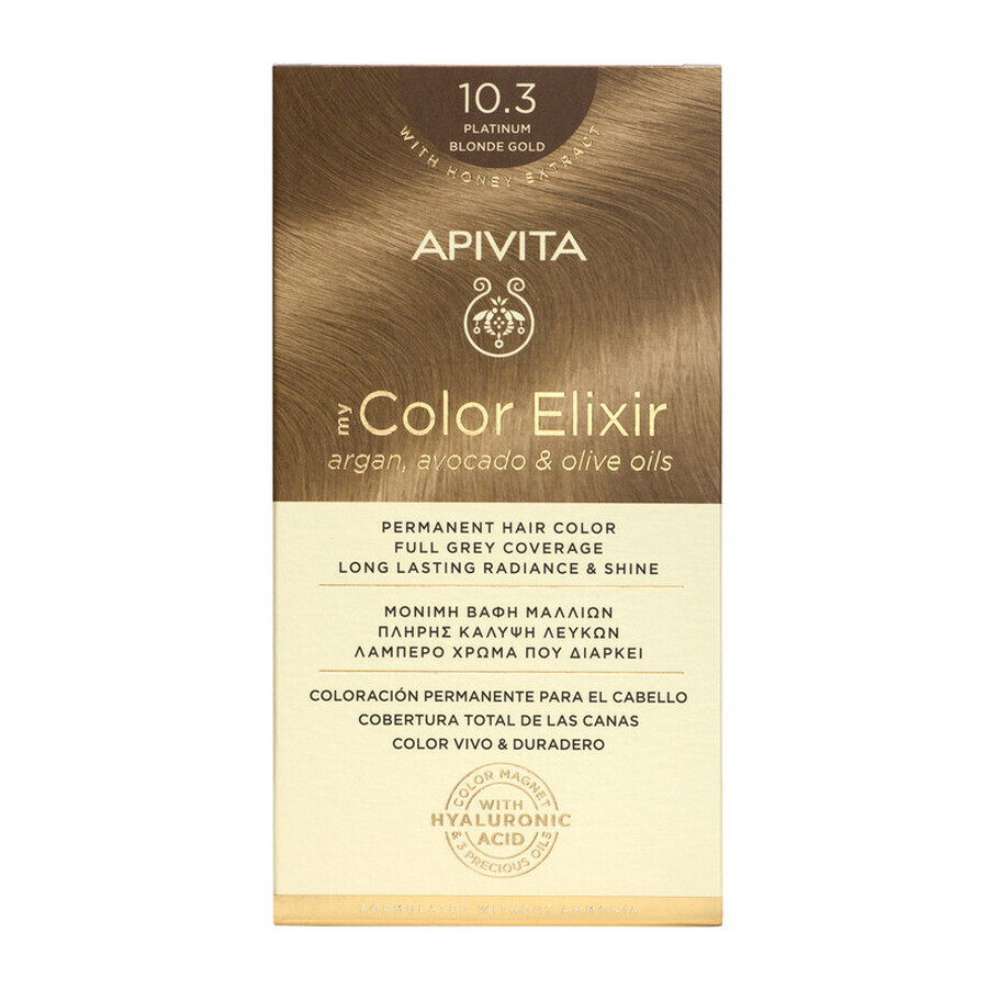 Teinture My Color Elixir, nuance 10.3, Apivita