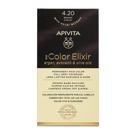 My Color Elixir Haarfärbemittel, Farbton 4.2, Apivita