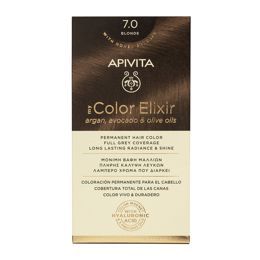 Teinture My Color Elixir, nuance 7.0, Apivita