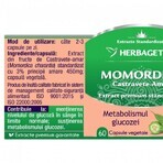 Extract de castravete amar Momordica, 120 capsule, Herbagetica