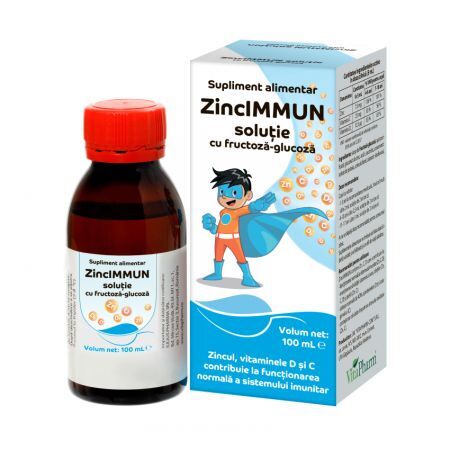 ZincImmun solution de fructose-glucose, 100 ml, Vitapharm