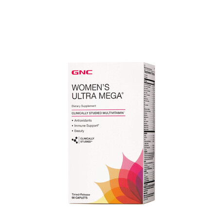 Gnc Women's Ultra Mega Multivitamin For Women, 90 Tb