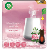 Diffuseur d'huiles essentielles Airwick et réserve de pivoines