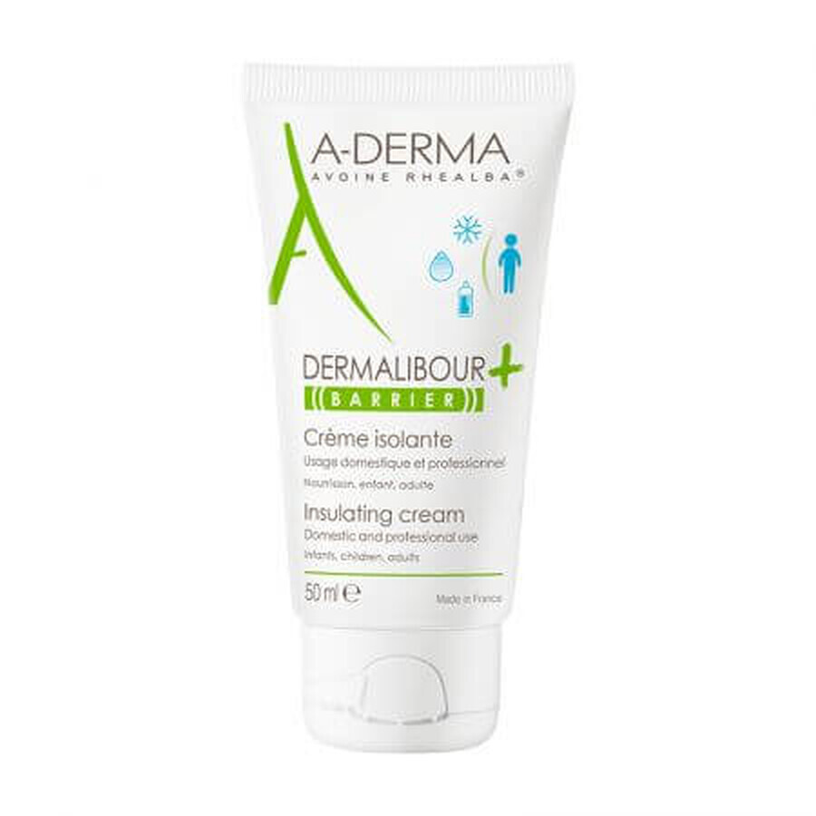 A-Derma Dermalibour Crème Barrière Protectrice, 50 ml