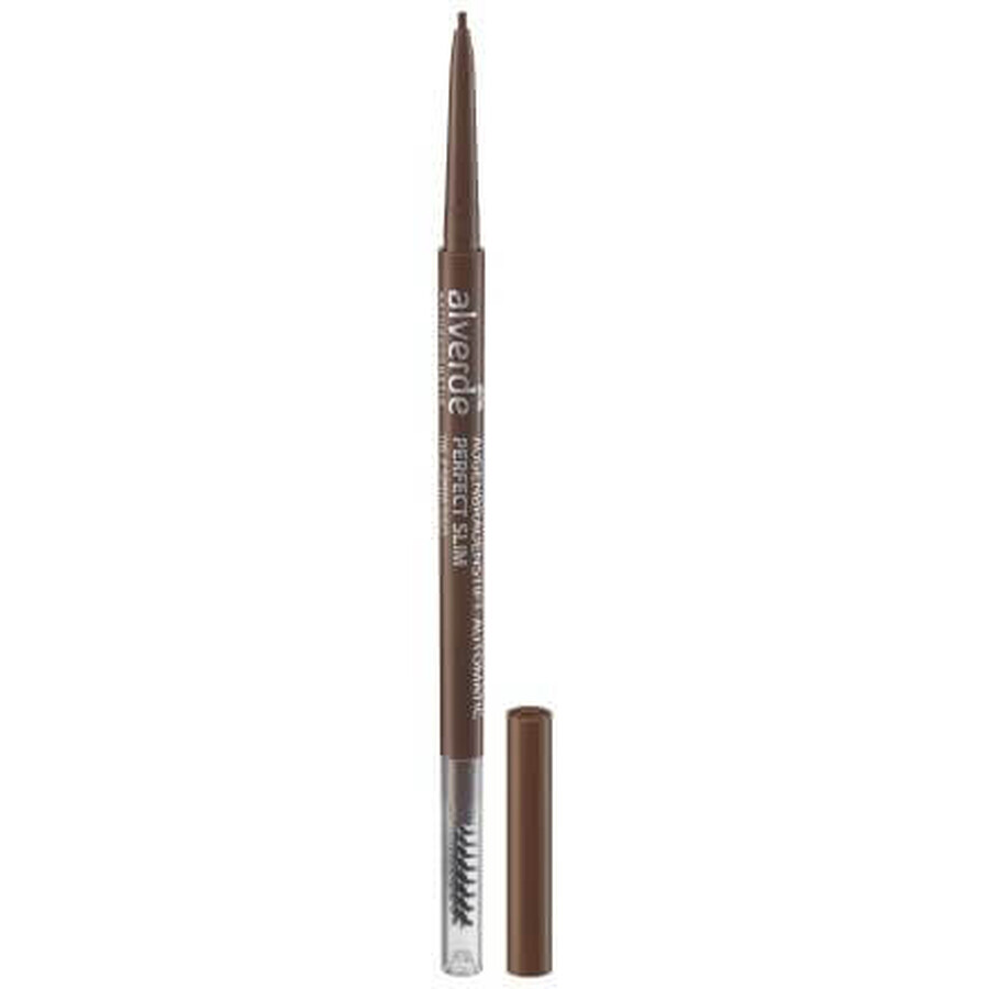 Alverde Naturkosmetik Perfect Slim Matita automatica per sopracciglia 06 Espresso, 0,05 g