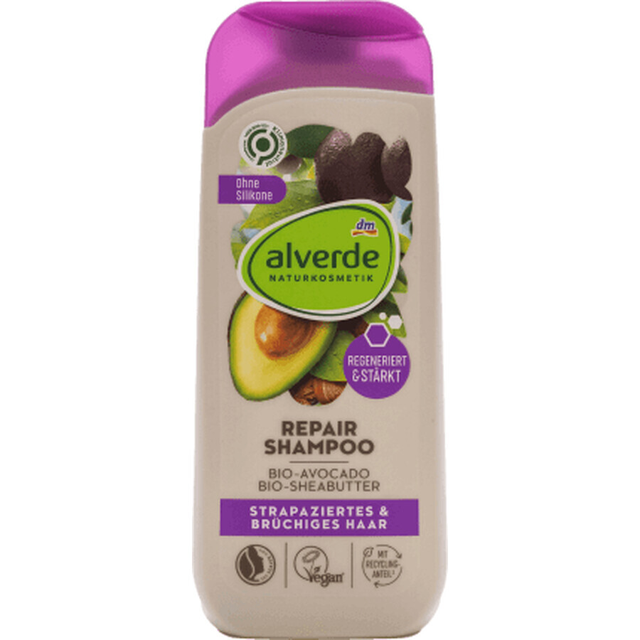 Alverde Naturkosmetik Repairing Shampoo für Avocado-Haar ECO & Shea Butter ECO, 200 ml