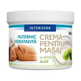 Crema de masaje hidratante fuerte con extracto de algas, 500 ml, Interherb