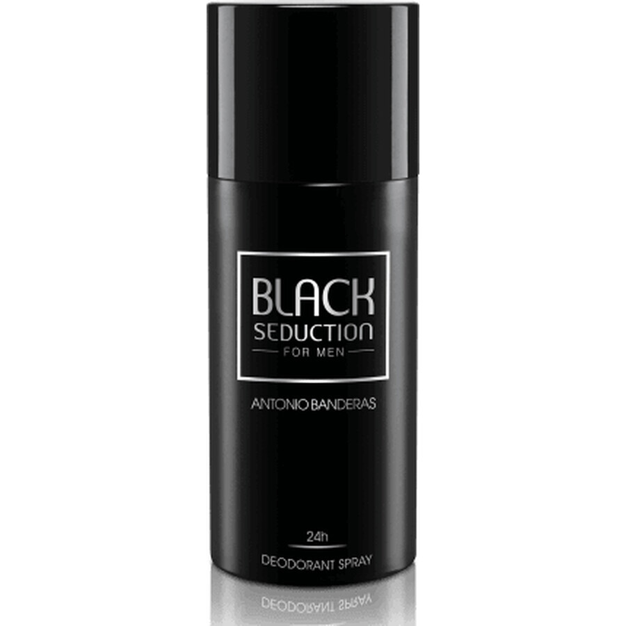 Antonio Banderas Déodorant spray séduction en noir, 150 ml