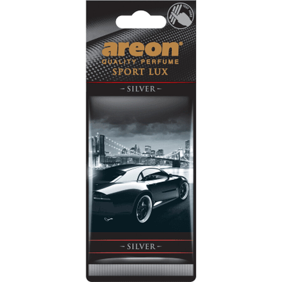 Rafraîchisseur d'air pour voiture Areon Sport lux silver, 1 pc