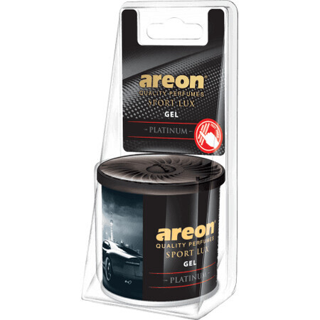 Areon Car air freshener gel lux platinum, 80 g