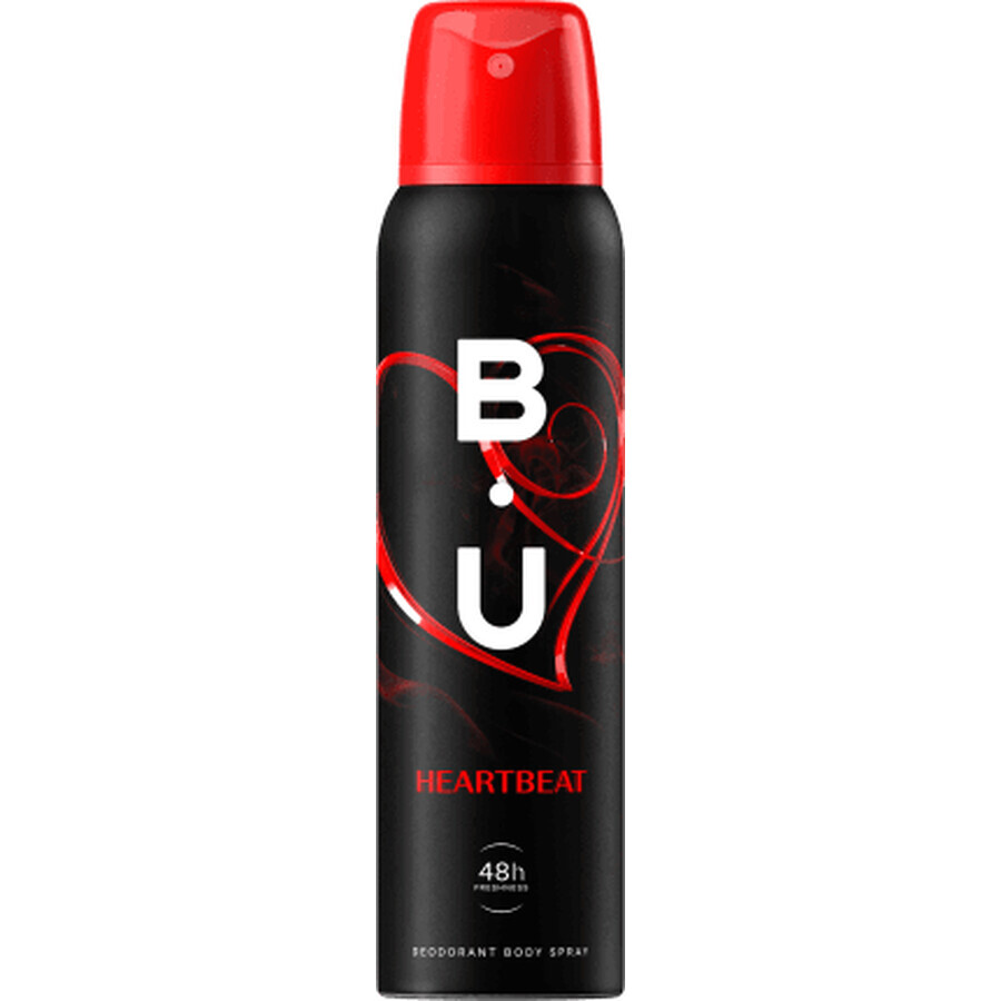 B.U. HEARTBEAT Deodorante spray corpo, 150 ml