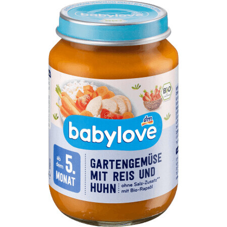Babylove Verdure con Riso & Pollo 5+ ECO, 190 g