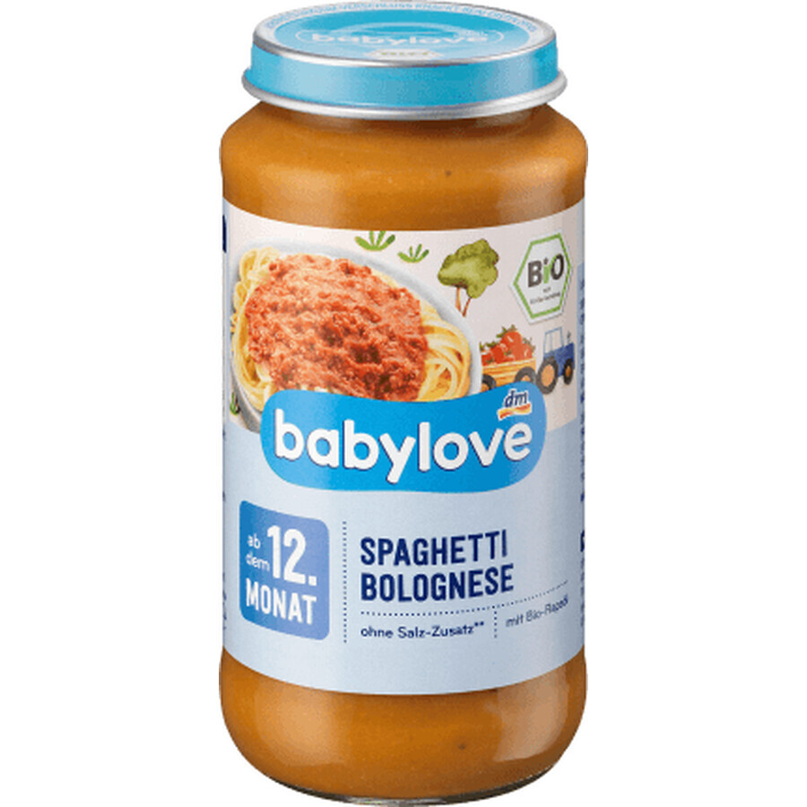 Babylove Menu spaghetti bolognaise 12+, 250 g