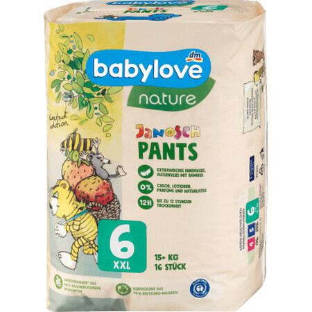 Couches Babylove nature nature couches no.6, 16 pcs