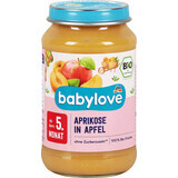 Babylove Purée d'abricots et de pommes, 190 g