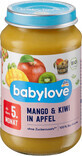 Babylove Purea di mango con kiwi e mela ECO, 5+, 190 g