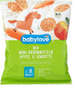 Rondelles de riz Babylove avec pomme et carotte, 8+, 35 g