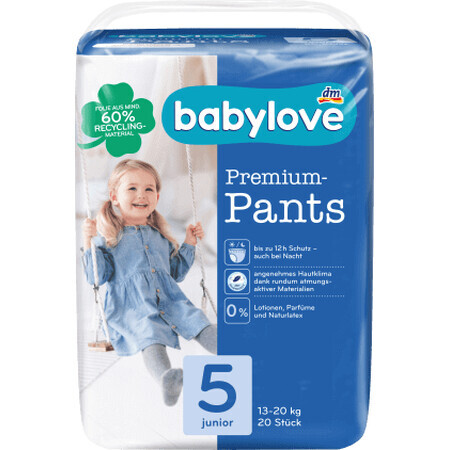 Couche Babylove taille 5, 20 pièces