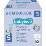 Babylove Scutece premium jumbo numărul 5, 72 buc