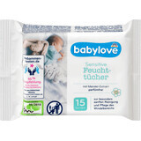 Babylove Sensitive Wet Wipes 15pcs, 15 pcs