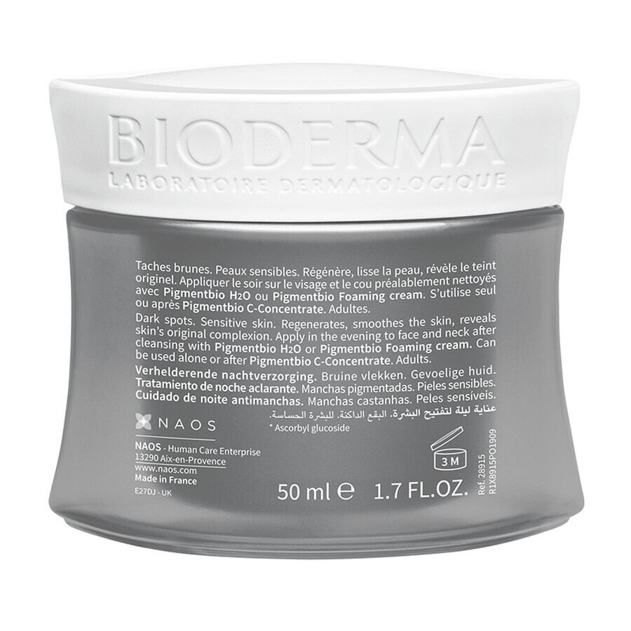 Bioderma Pigmentbio - Night Renewer Crema Viso Notte Anti-Macchie, 50ml