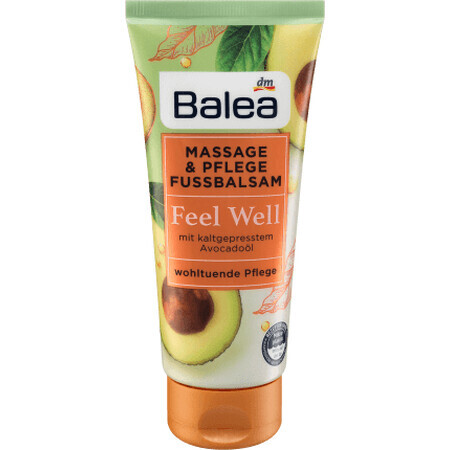 Balea Baume de soin et de massage pour les pieds, 100 ml