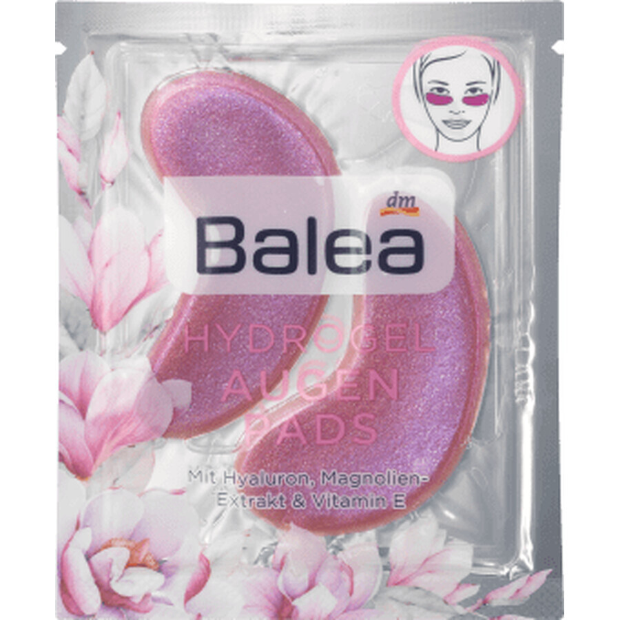 Balea Masque pour les yeux au magnolia, 2 pièces