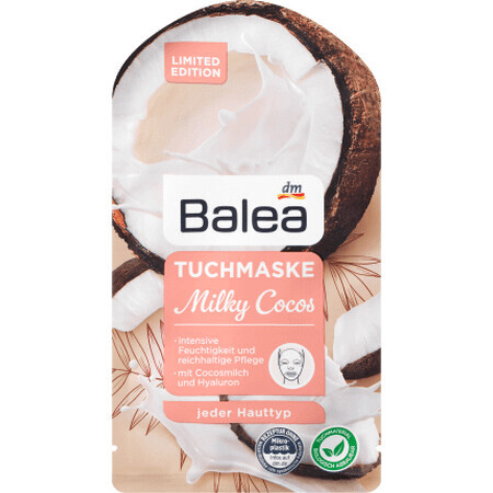 Balea Milky Coconut Gesichtsmaske, 1 Stück