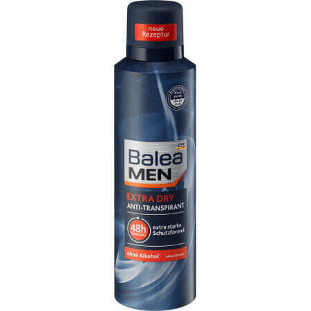 Balea MEN Deodorante spray extra dry per uomo, 200 ml