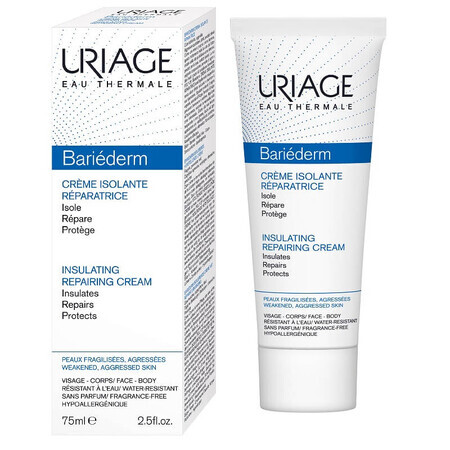 Bariederm Crème Réparatrice, 75 ml, Uriage