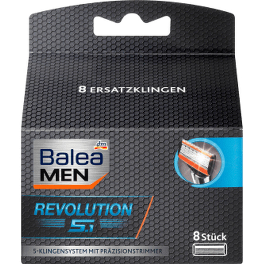 Balea MEN Revolution 5.1 lames de rasoir 8 pcs, 8 pcs