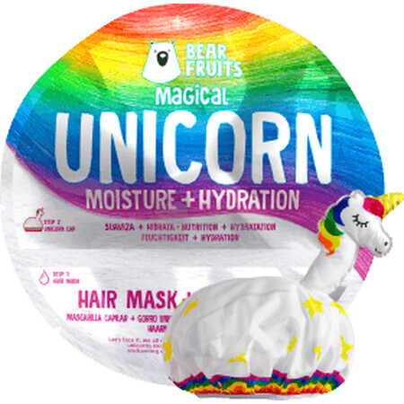 Masque capillaire licorne Bear Fruits, 20 ml