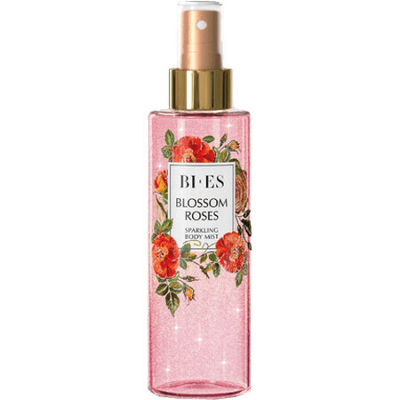 Bi-Es Body mist cu trandafir, 200 ml