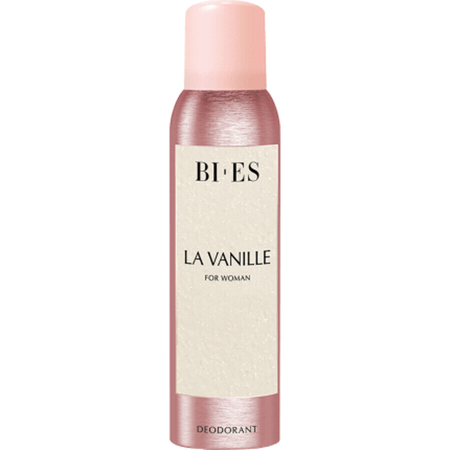 Bi-Es Déodorant Spray Vanille pour Femmes, 150 ml