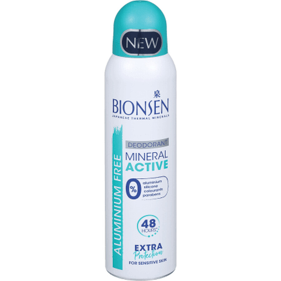 Bionsen Deodorante spray minerale attivo, 150 ml