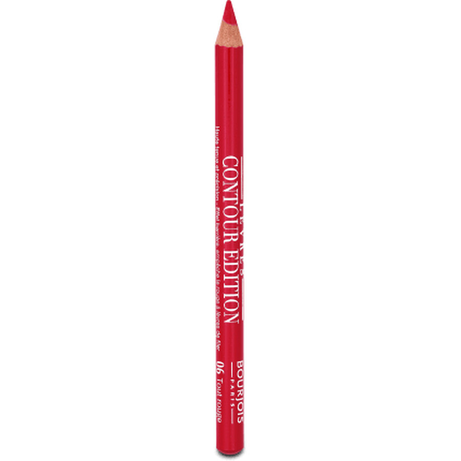 Buorjois Paris Contour Edition creion de buze 06 Tout Rouge, 1,14 g