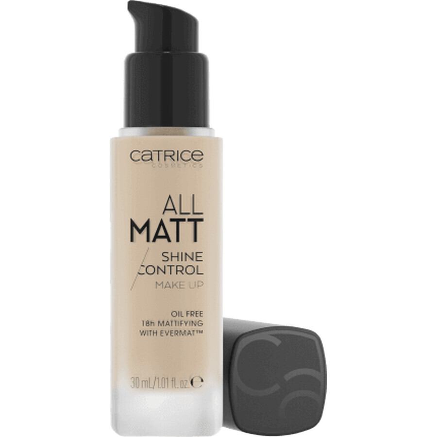 Catrice All Matt Shine Control Foundation 010N Neutral Light Beige, 30 ml