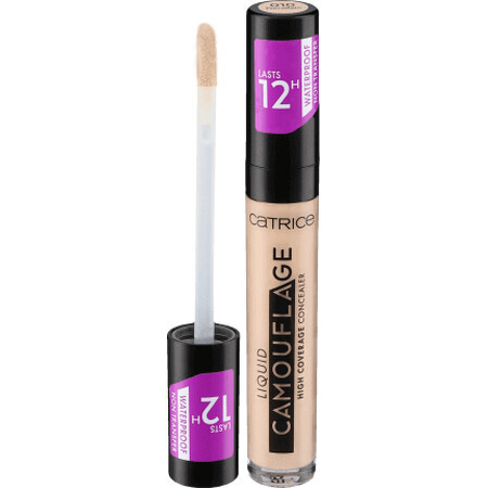 Catrice Flüssige Camouflage Hohe Deckkraft Concealer 010 Porcellain, 5 ml