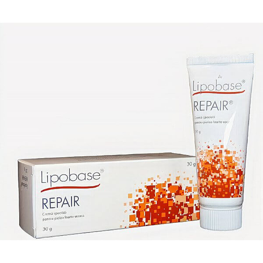 Spezialcreme für sehr trockene Haut Lipobase Repair, 30 g, Astellas Bewertungen
