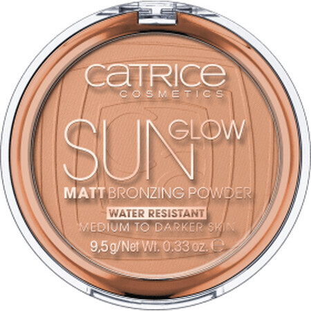 Catrice Sun Glow Matt pudră bronzantă 035 Universal Bronze, 9,5 g
