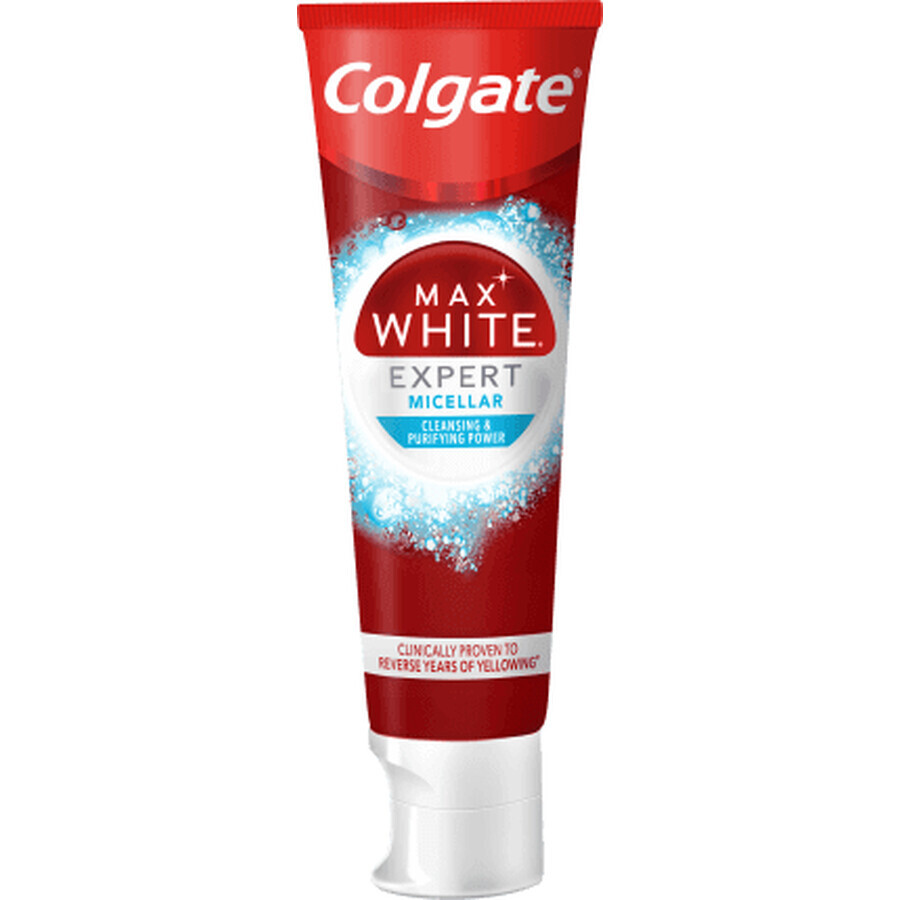 Colgate Max White Expert Dentifrice micellaire, 75 ml