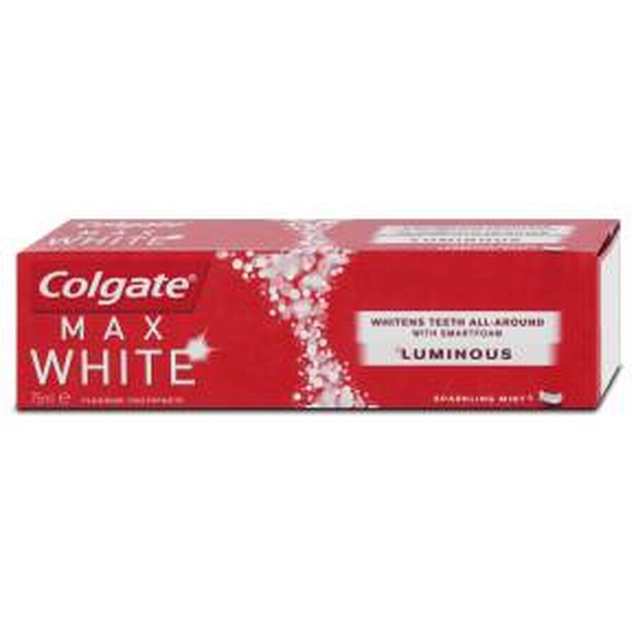 Dentifricio Colgate Max White Luminoso, 75 ml