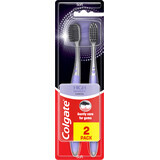 Colgate Toothbrush High Density Charcoal Soft, 2 pcs