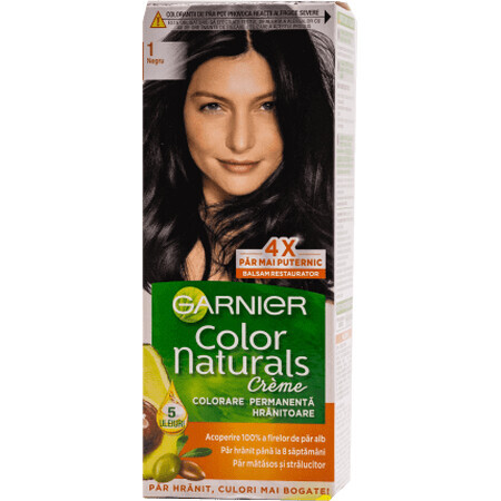 Color Naturals Tintura Permanente Per Capelli 1 Nero, 1 pz