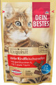 Dein Bestes Dein Beste hrană pentru pisici cu f&#226;șii de carne de vită, 50 g