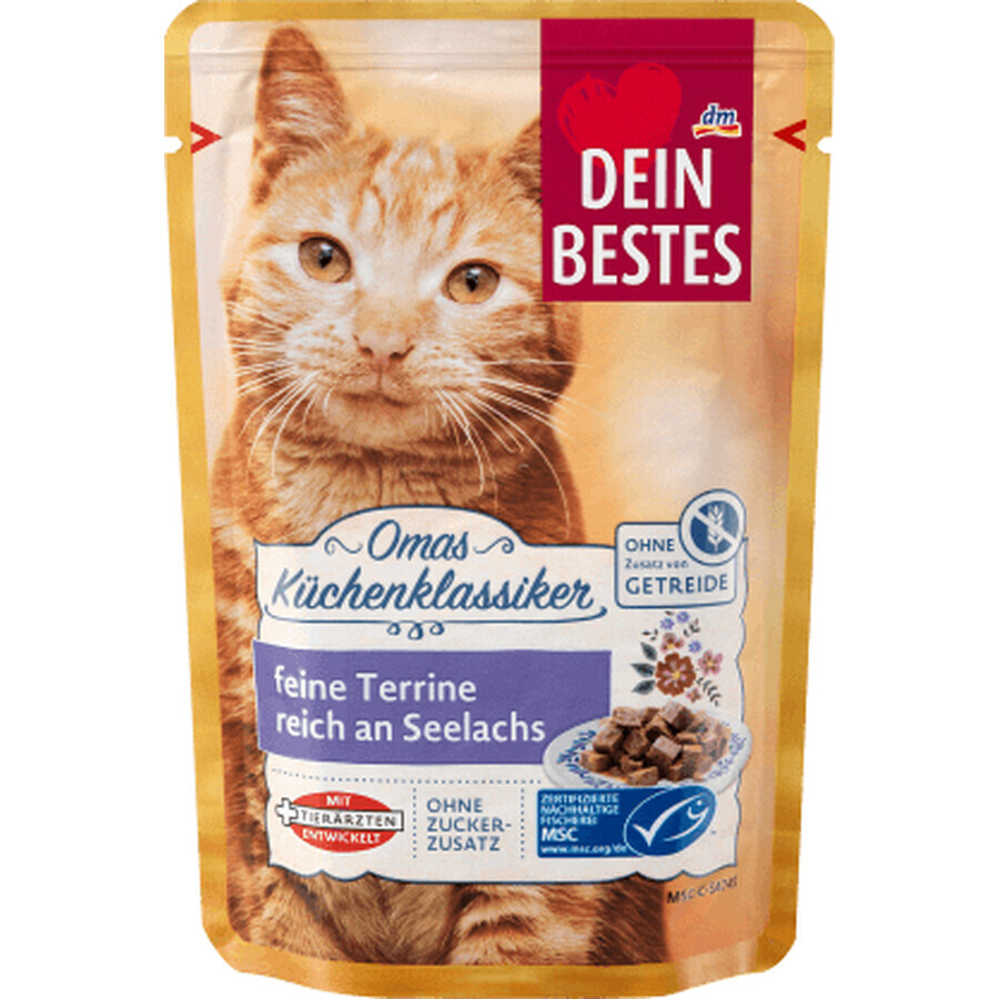 Dein Bestes Nourriture humide pour chats avec du poisson, 100 g