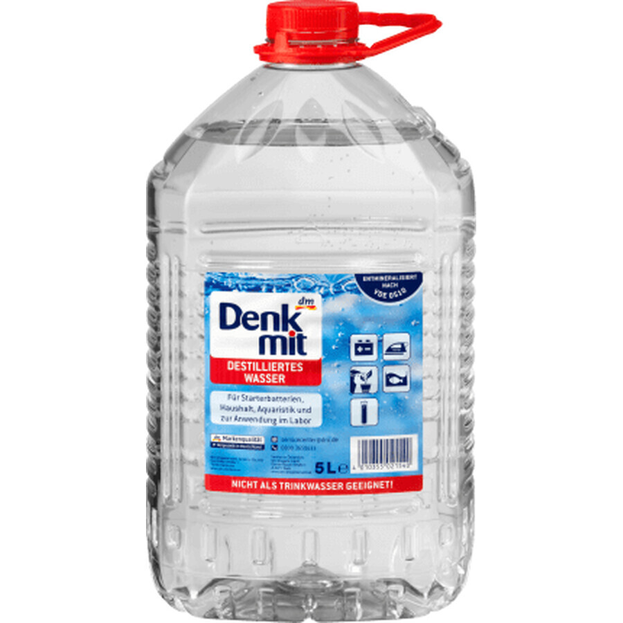 Eau distillée Denkmit, 5 l